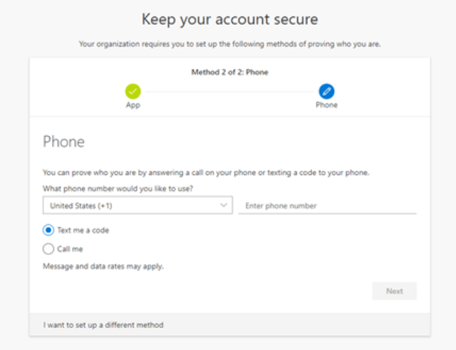 O365 Backup Phone