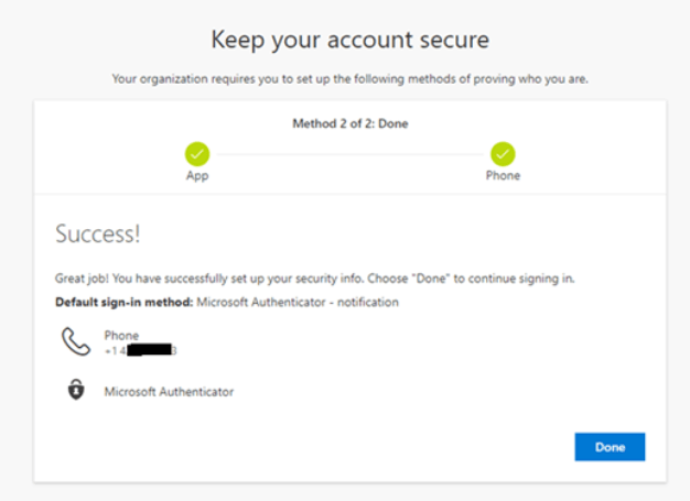 O365 MFA Complete