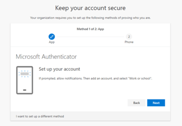 O365 Setup Account