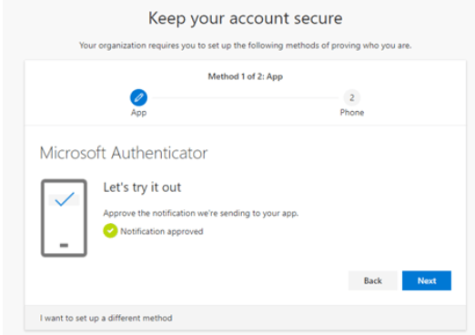 O365 Signin Approved